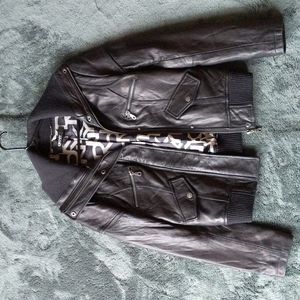 DKNY leather jacket